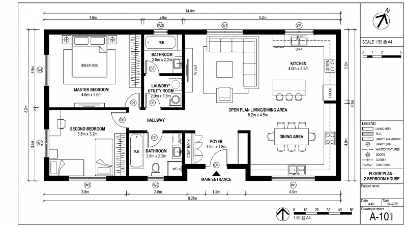 Floor Plan — before